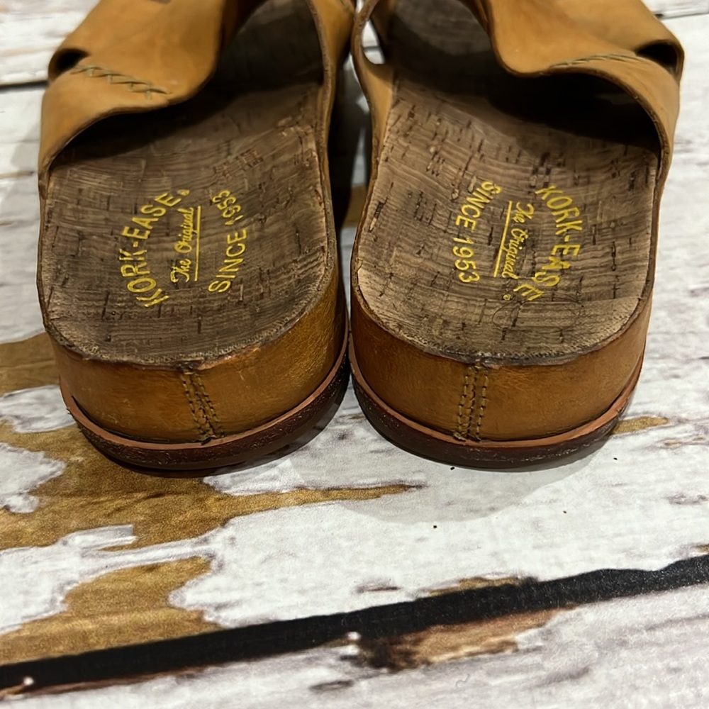 Kork ease sandal. Mustard color. - Picture 2 of 7